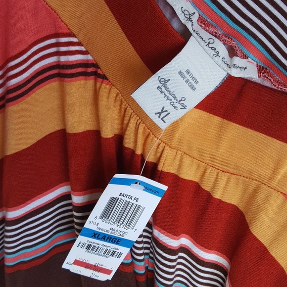 Macys🦋earthtone stripe skirt🦋BNWT🦋sz XL (jr) - Picture 2 of 5